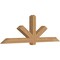 Ekena Millwork Kennewick Timber Gable Bracket, Western Red Cedar, 96"W x 32"H x 5 1/2"D x 5 1/2"F, 8/12 Pitch GBW096X32X0606KEN00SWR - alternate 4